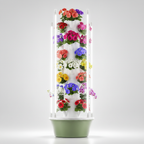 Tour Botaverra avec éclairage LED, quatre tubes verticaux autour de la colonne
